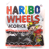 Haribo  licorice wheels  5oz