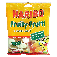 Haribo Fruity-Frutti gummi candy made with fruit juice  4oz