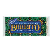 Amy's  burrito made with organic beans & rice, non-dairy 6-oz