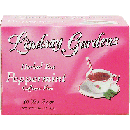 Lindsay Gardens  peppermint herbal tea, caffeine free, 16-tea ba0.34oz