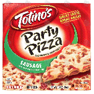 Totino's Party Pizza sausage pizza, crisp crust 10.8-oz