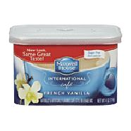 Maxwell House International Cafe sugar free french vanilla flavore4-oz