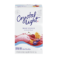 Crystal Light Soft Drink Mix On The Go Fruit Punch Sugar Free 0.9 10ct