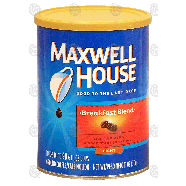 Maxwell House Breakfast Blend light roast ground coffee, makes up11-oz