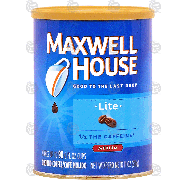 Maxwell House Lite medium roast ground coffee with 1/2 the caffei11-oz