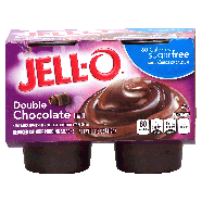 Jell-o  double chocolate reduced calorie pudding snacks, sugar f14.5oz