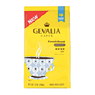 Gevalia Kaffe french roast, whole bean coffee, dark roast 12-oz