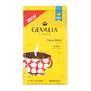 Gevalia Kaffe house blend medium/dark ground coffee 12-oz