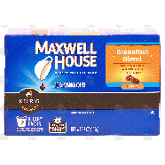 Keurig Maxwell House breakfast blend, light roast coffee, 100% a3.7-oz