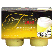Jell-o Temptations lemon meringue pie snacks, 4 cups, refrigerat13.4oz