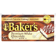 Baker's  white chocolate baking chocolate bar 4-oz