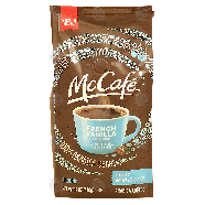 McCafe  french vanilla ground coffee, light, 100% arabica beans 12-oz