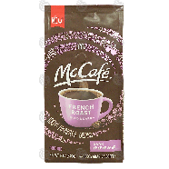 McCafe  french roast, ground coffee, dark, 100% arabica beans 12-oz