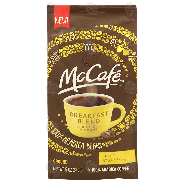McCafe  breakfast blend, ground coffee, light, 100% arabica beans12-oz