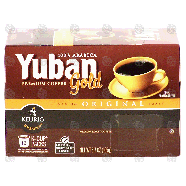 Keurig Yuban gold; original, medium roast coffee, 100% arabica, 3.7-oz