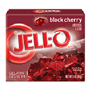 Jell-o Gelatin Dessert Black Cherry 3oz