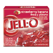 Jell-o Gelatin Dessert Strawberry Banana 6oz