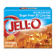 Jell-o Gelatin Dessert Sugar Free Orange Low Calorie 0.6oz