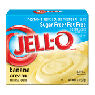 Jell-o Pudding & Pie Filling Instant Banana Cream Sugar Free & Fa0.9oz