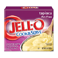 Jell-o Pudding Tapioca Fat Free Cook & Serve 3oz