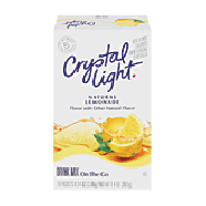 Crystal Light Soft Drink Mix On The Go Lemonade Sugar Free 10 Ct 1.4oz