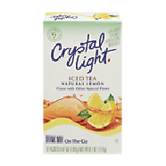 Crystal Light Iced Tea Mix On The Go Sugar Free 10 Ct Packets 0.7oz