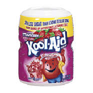 Kool-Aid Soft Drink Mix Strawberry Sugar-Sweetened Caffeine Free 19oz