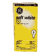 General Electric Soft White soft white 150 watts light bulb, genera 1ct