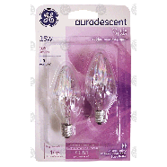General Electric  15 watts FC type decorative auradescent flame lig 2ct