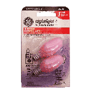 General Electric  4 watt pink night light bulbs, specialty C7 cande 2ct