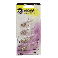 General Electric  night light, 4 watt clear specialty light bulbs,  4pk