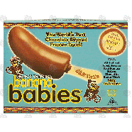 Diana's Bananas banana babies banana halves in milk chocolate, 10.5-oz