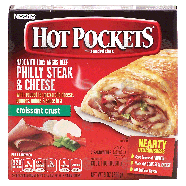 Nestle Hot Pockets 2 philly steak & cheese stuffed sandwiches w/re9-oz