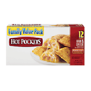 Hot Pockets  12 ham and cheese frozen pastry sandwiches, family pa54oz