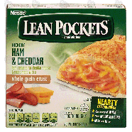 Nestle Lean Pockets hickory ham & cheddar with a whole grain crust9-oz