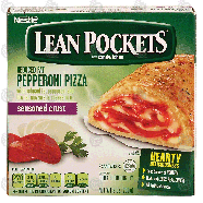 Nestle Lean Pockets reduced fat pepperoni pizza in a seasoned crus9-oz