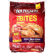 Nestle Hot Pockets snack bites; hickory ham & cheddar, flaky crus24-oz