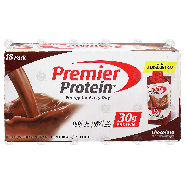 Premier Protein  chocolate flavor high protein shake, ready-to-dri18pk