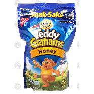 Nabisco Honey Maid snak-saks; mini teddy grahams. honey graham snac8oz