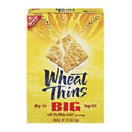Nabisco Wheat Thins big snack crackers, 100% whole grain  8oz