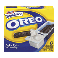 Nabisco Handi-snacks oreo cookies 'n creme, 6 single serve snack pa 6oz