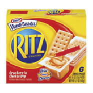 Nabisco Handi-Snacks 6 single serve ritz crackers 'n cheez snack 5.7oz