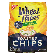Nabisco Wheat Thins garden valley veggie toasted chips, 100% whol8.1oz