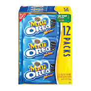 Nabisco Mini Oreo bite size creme filled chocolate sandwich cookie12oz