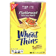 Nabisco Wheat Thins Flatbread; tuscan herb crackers 5.5oz