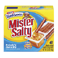 Nabisco Mister Salty Handi-Snacks; pretzels 'n cheese dip, 6 sna5.52oz