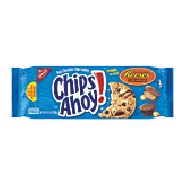 Nabisco Chips Ahoy! chocolate chip cookies made with Reese's pean9.5oz