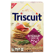 Nabisco Triscuit rosemary & olive oil wheat crackers baked with 1009oz