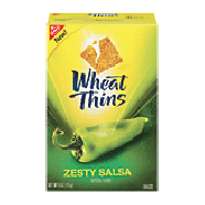 Nabisco Wheat Thins zesty salsa snack crackers, 100% whole grain 9oz