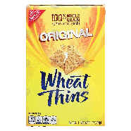 Nabisco Wheat Thins original whole grain snack cracker, 100% whol9.1oz